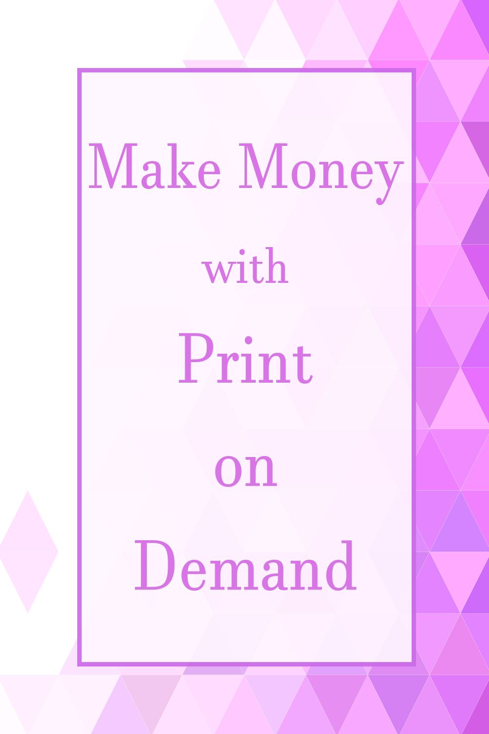 How to Make Money with a Print on Demand Business