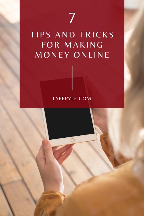 tips and tricks to make money online Pin