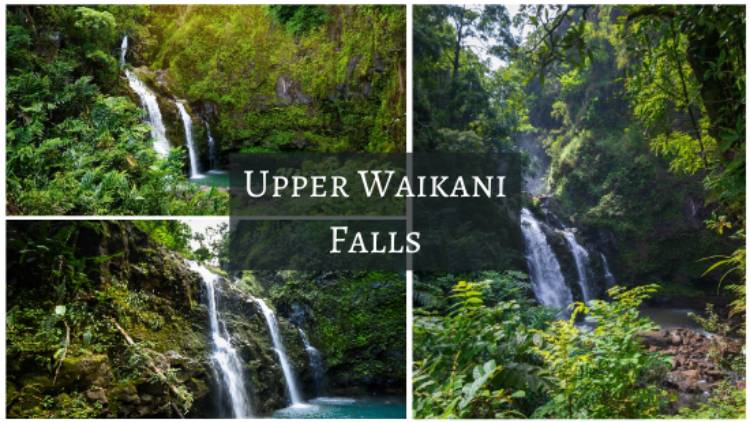 Upper Waikani Falls Upper Waikani Falls - Coolest waterfall in maui