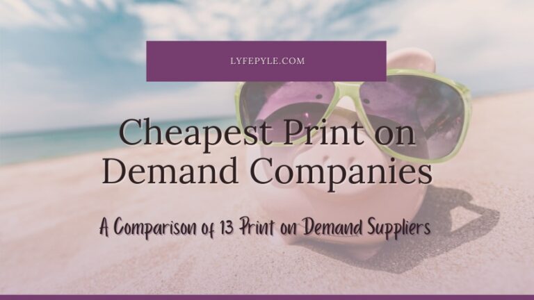 Cheap Print on Demand Companies | Top POD Supplier Price Comparison
