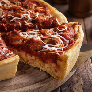 Deep dish pizza.