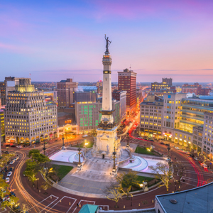 The city of Indianapolis.