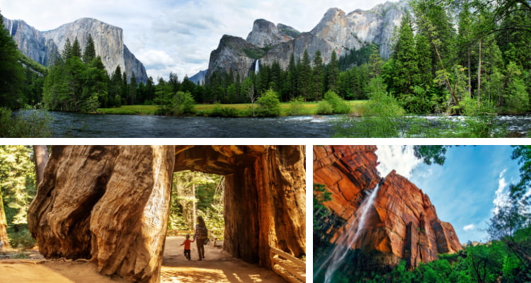 Majestic Yosemite National Park landscape.
