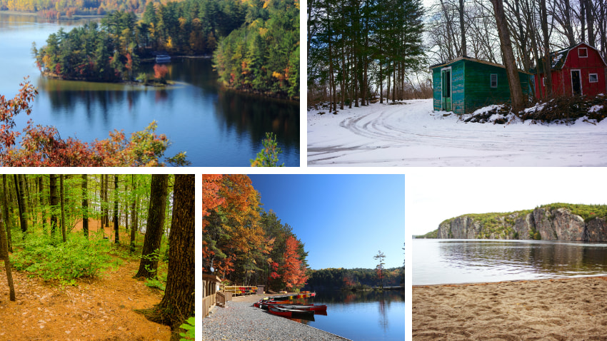 Bon Echo Provincial Park in Ontario, Canada.