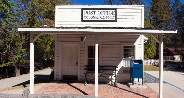 cloma, california: historic gold rush town.