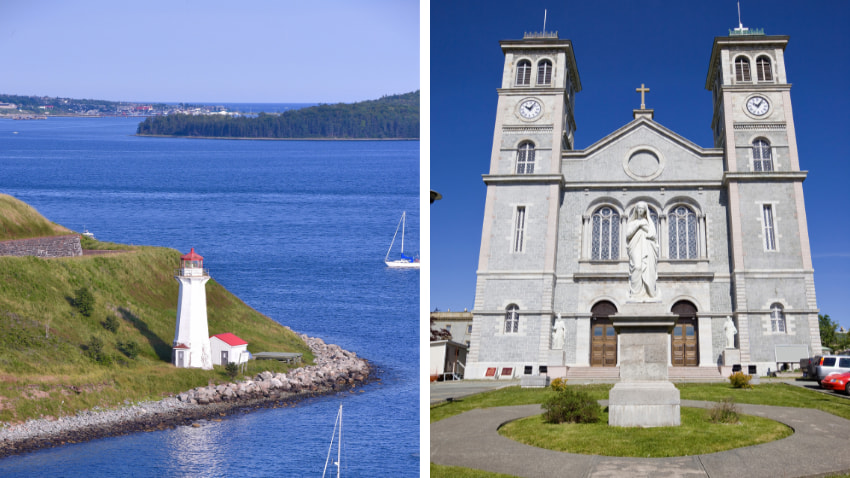 A side by side comparison of Halifax and St John's.