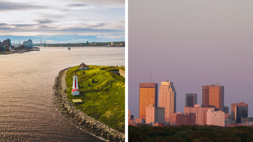 A side by side comparison of Halifax and Winnipeg.