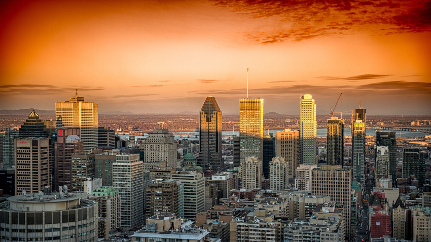 The city of Montreal, Quebec, Canada.