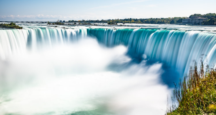 Niagara Falls in Ontario.