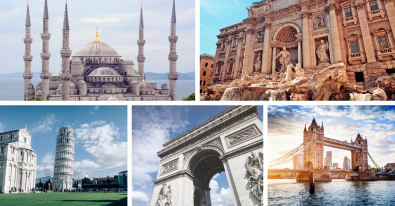 Top 50 Famous European Landmarks