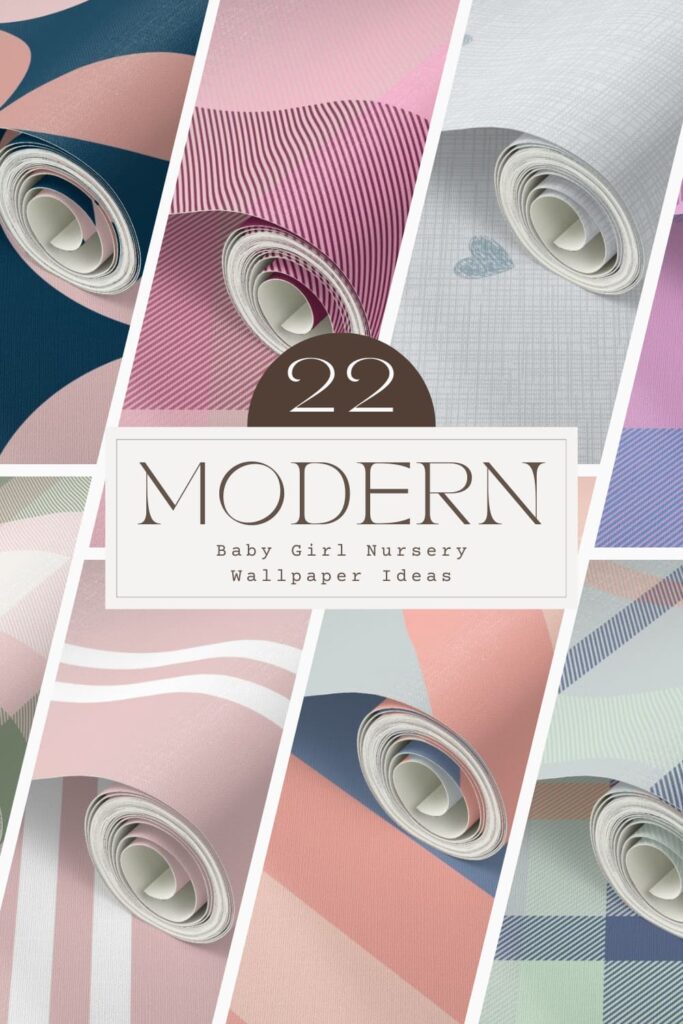 22 Modern Baby Girl Nursery Wallpaper Ideas