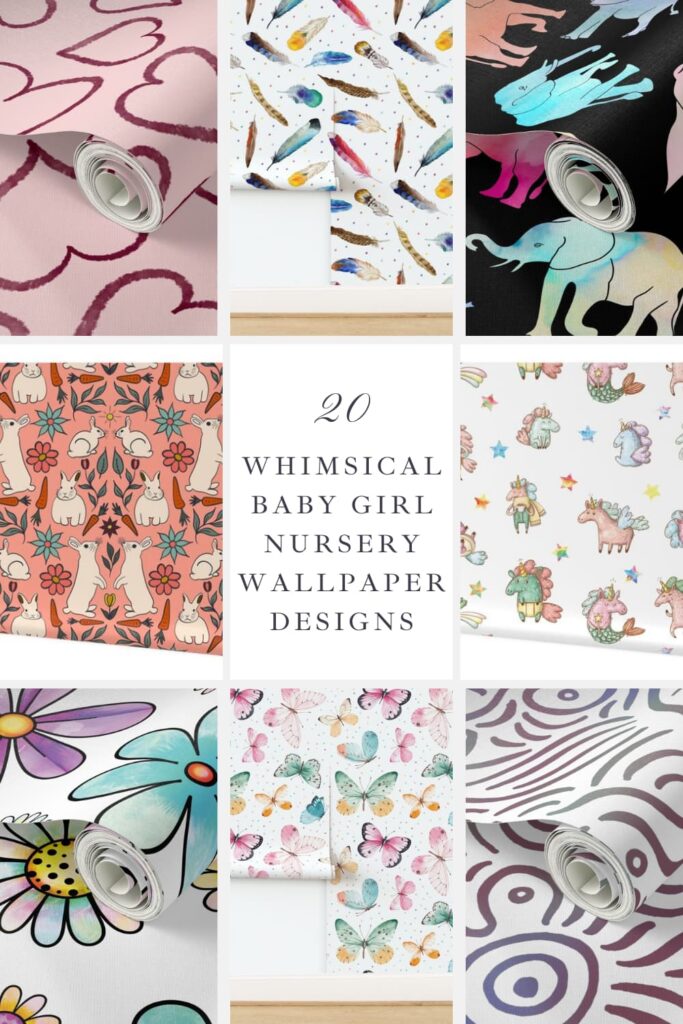 20 Whimsical Baby Girl Nursery Wallpapers